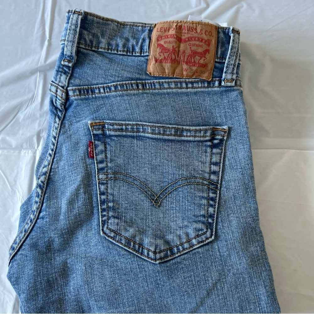 Levi's Men's Light Blue Straight-Leg Denim Jeans